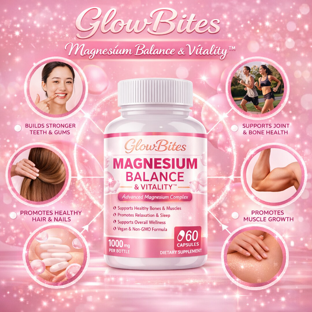 GlowBites Magnesium Complex & Vitality™ By Duwzgu