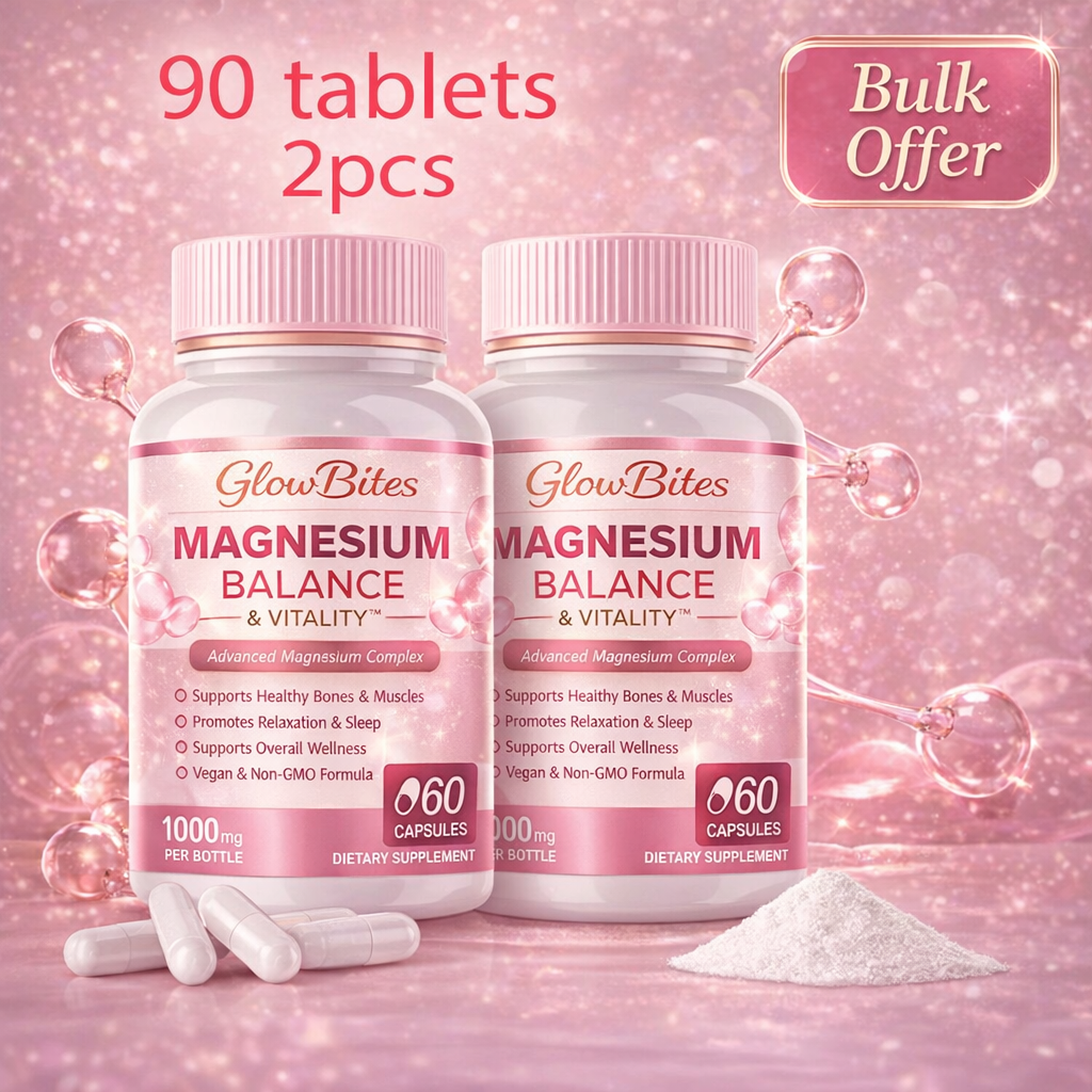 GlowBites Magnesium Complex & Vitality™ By Duwzgu