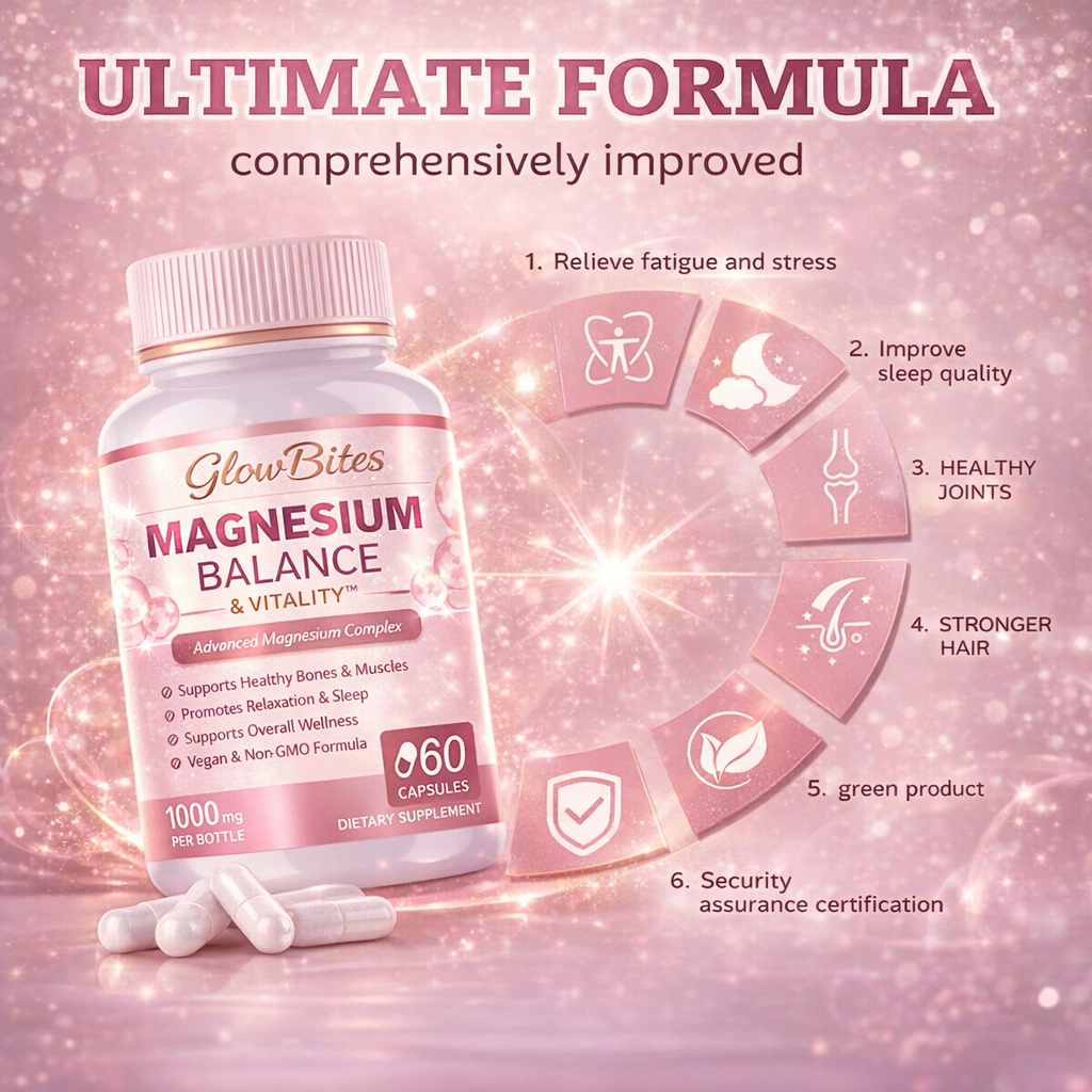 GlowBites Magnesium Complex & Vitality™ By Duwzgu